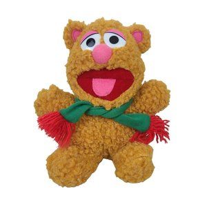 Muppet Babies Fozzie Bear Plush Stuffed Animal Christmas 1987 Vintage